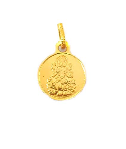 Gold Plated Brass Shree Yantra Pendant for  Unisex (2.5x2.5x0.1 CM)