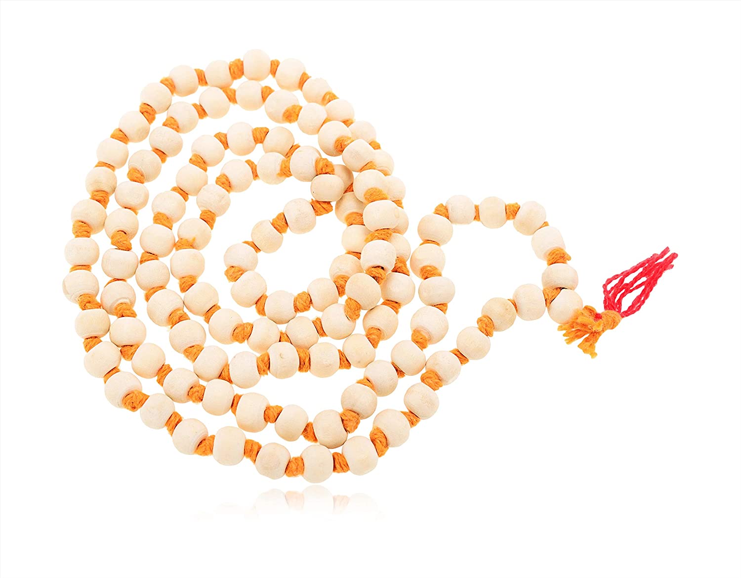 Tulsi Beads Prayer Rosary Mala 108+1 Beads 8 MM Mala For Jaap.