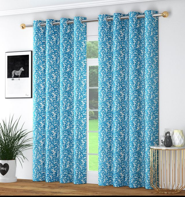 La Elite Room Darkening Polyester Window Curtains