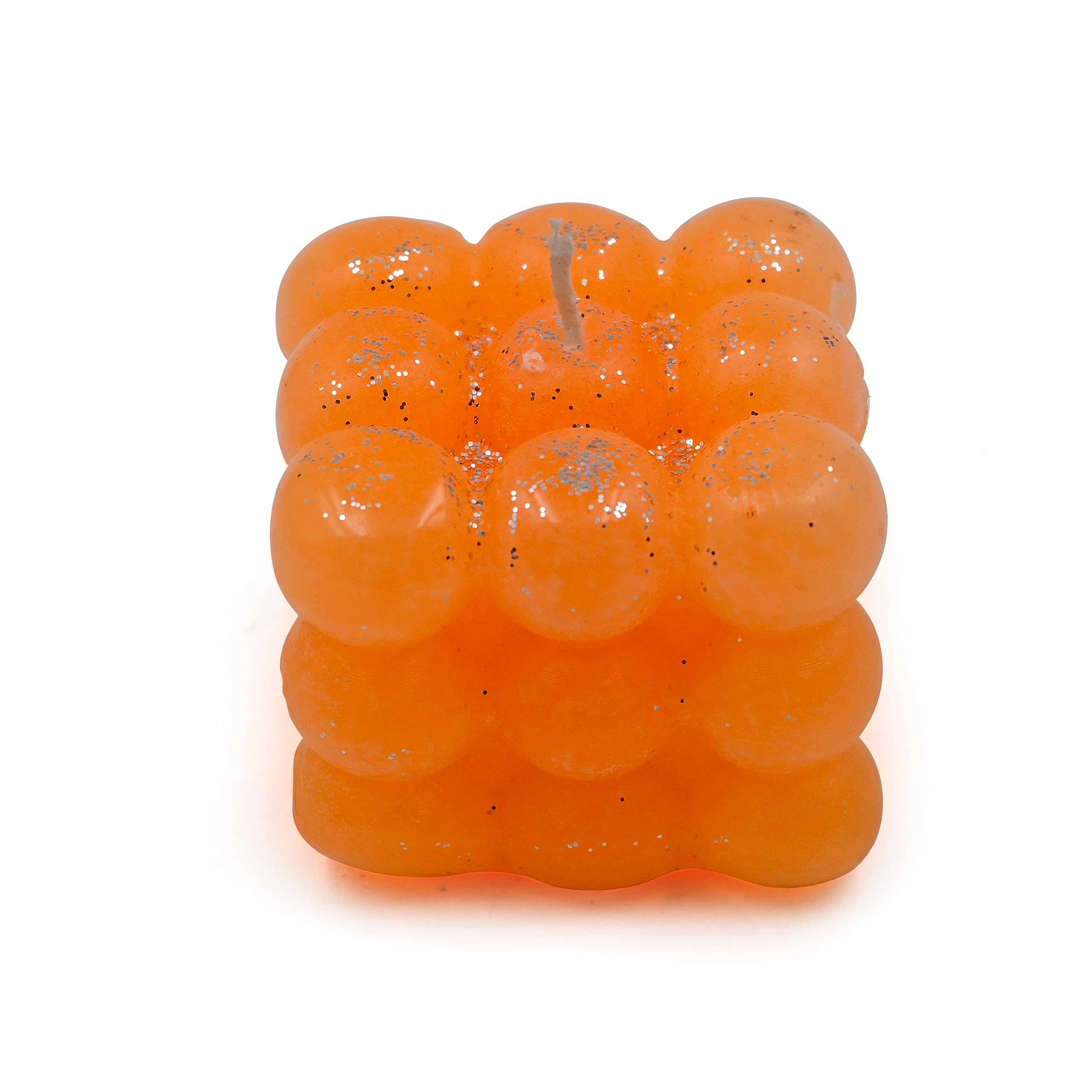 Orange Baloon-Shaped Smokeless Scented Bubble Candle, Scented Bubble Candle for Home Decoration and Celebrations