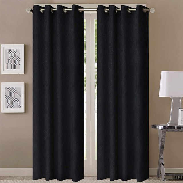 La Elite Room Darkening Polyester Window Curtains