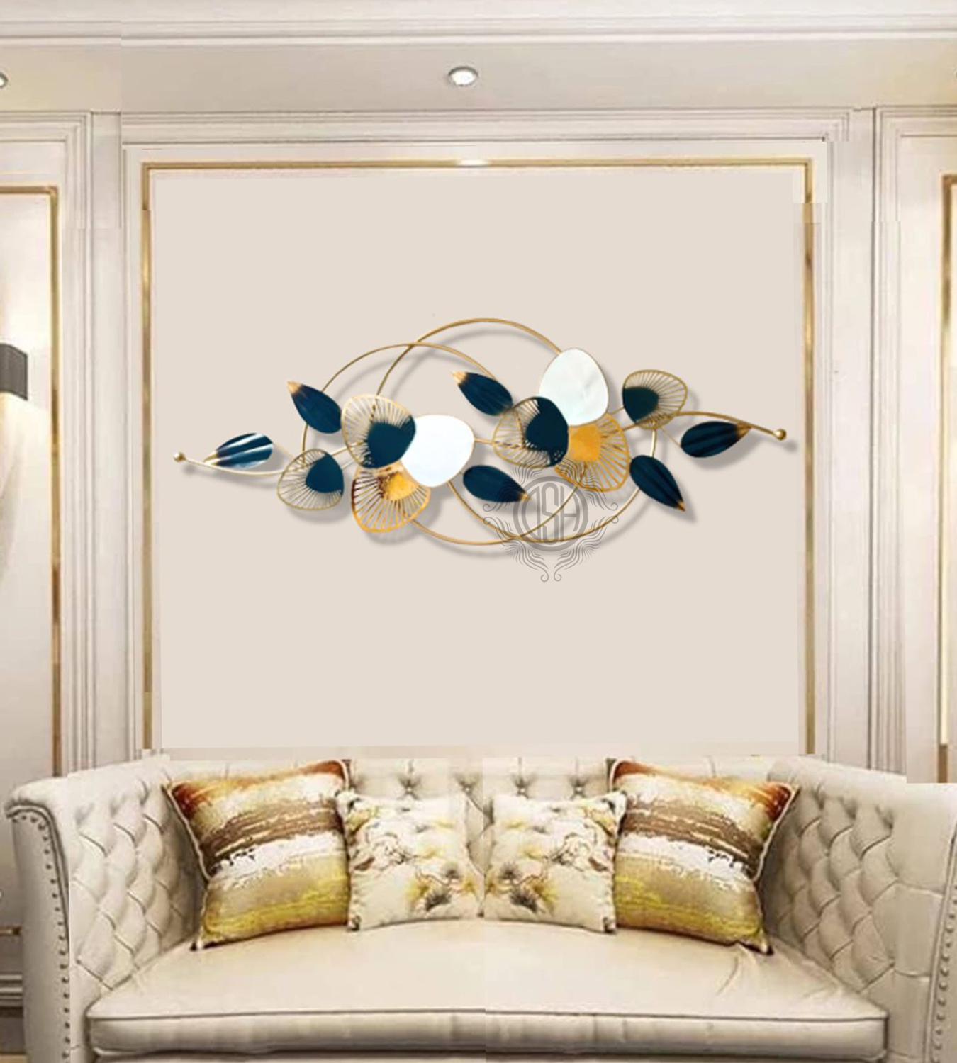 Metal Leaves Wall Hanging Wall Decor Metal Wall Art for home decoration Living