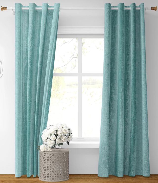 La Elite Room Darkening Polyester Window Curtains