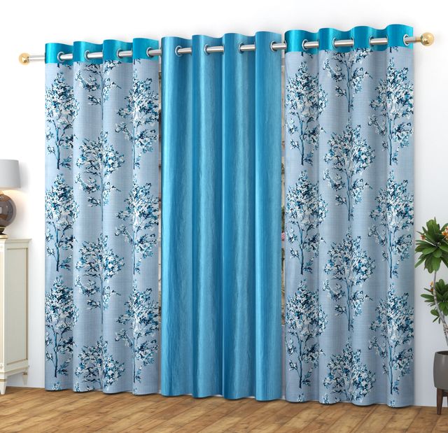 La Elite Room Darkening Polyester Window Curtains