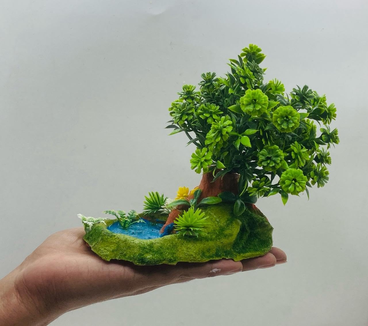 RAKAKART-beautiful FAIRY POND miniature for home decor.