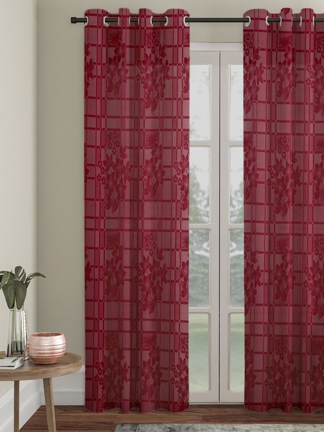 La Elite Room Darkening Polyester Window Curtains