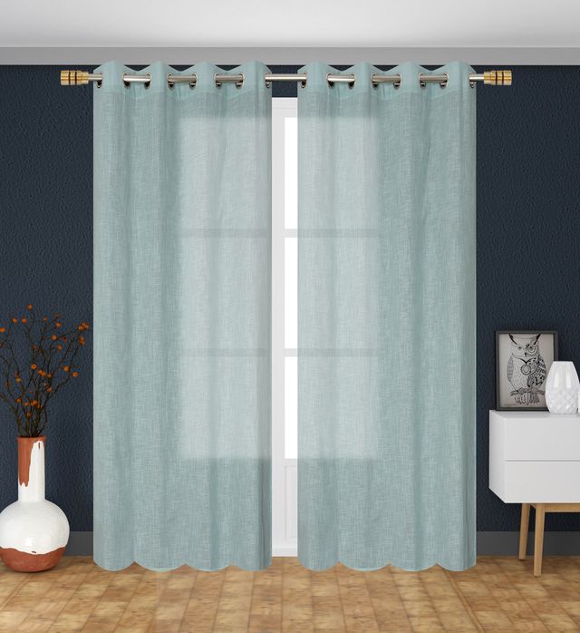 La Elite Room Darkening Polyester Window Curtains