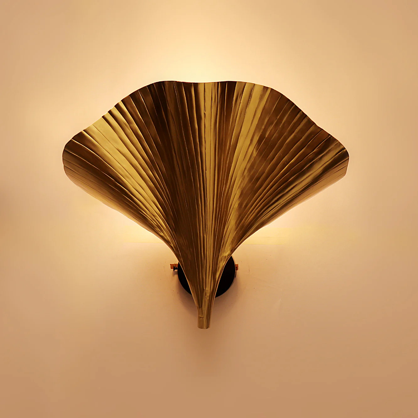 Ginko Wall Lamp Elegant Iron Base & Eclectic Design