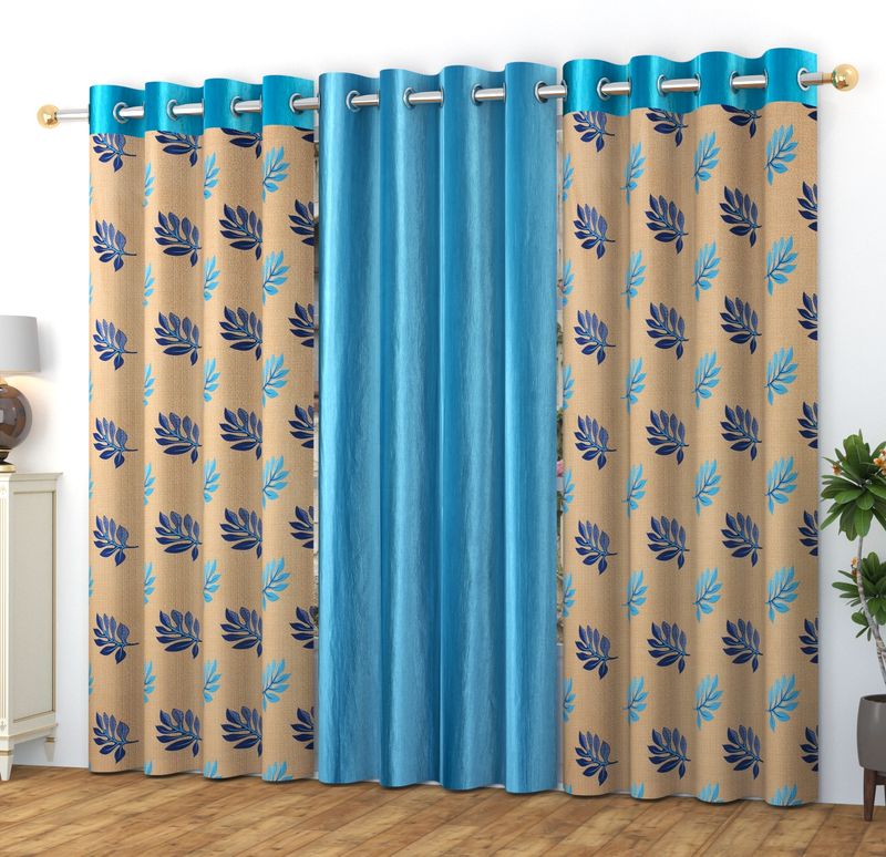 La Elite Room Darkening Polyester Window Curtains