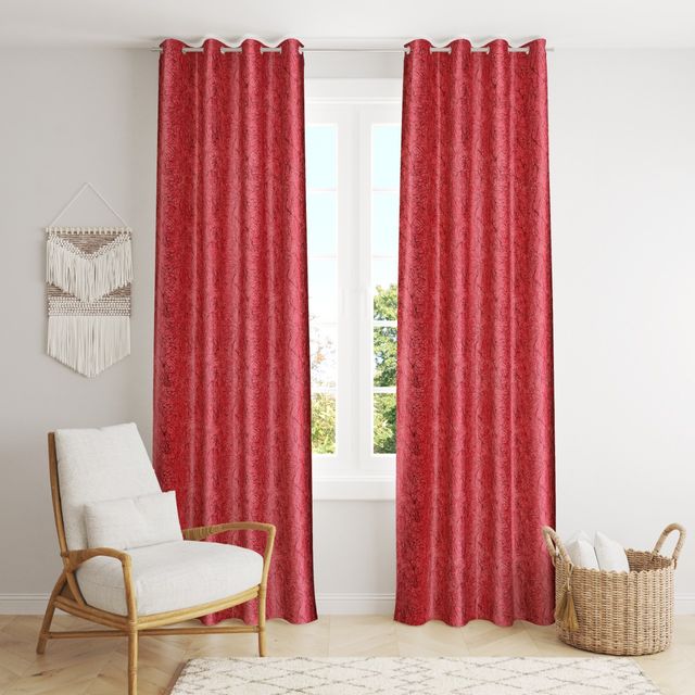 La Elite Room Darkening Polyester Window Curtains