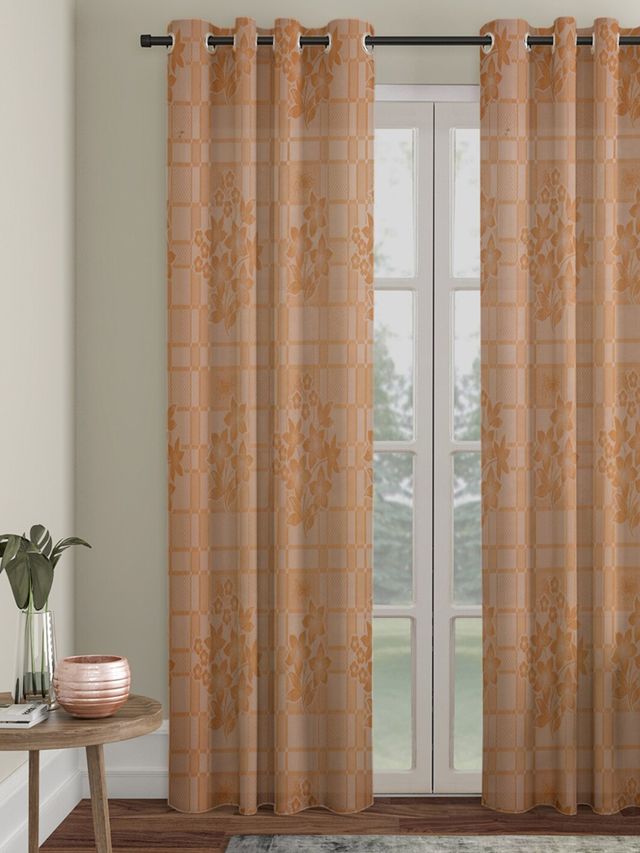 La Elite Room Darkening Polyester Window Curtains