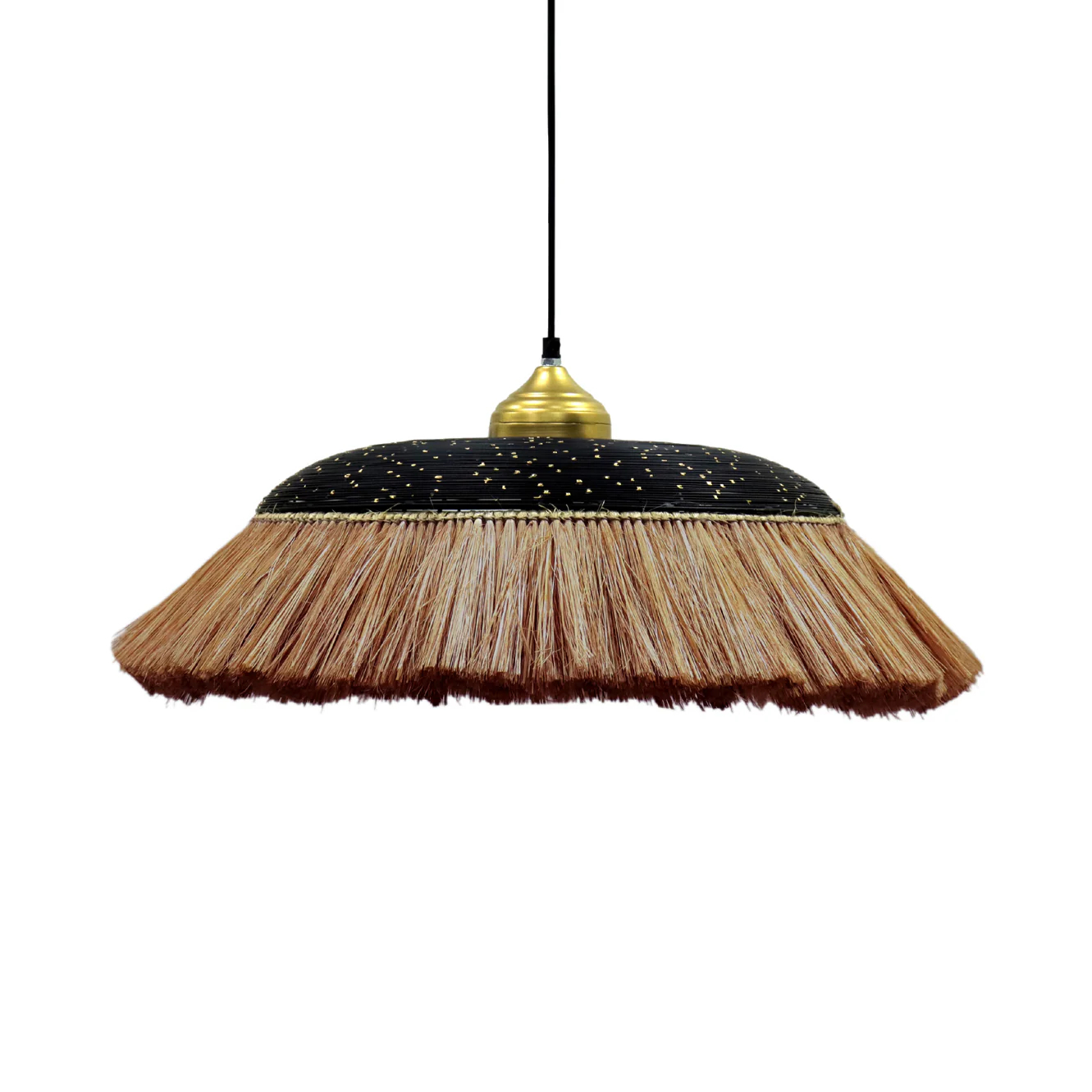 Bela Small Hanging Lamp Elegant Iron Base & Eclectic Design