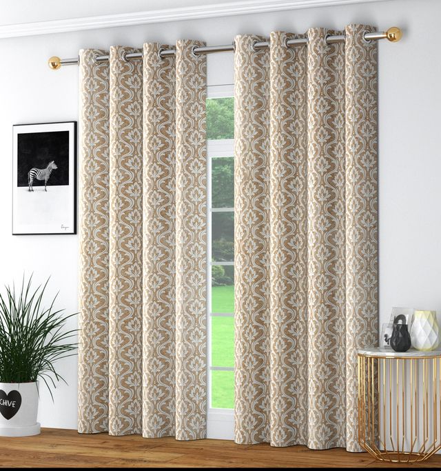 La Elite Room Darkening Polyester Window Curtains