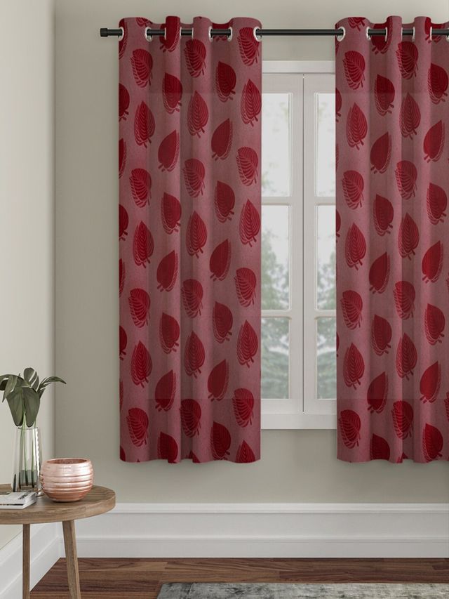 La Elite Room Darkening Polyester Window Curtains