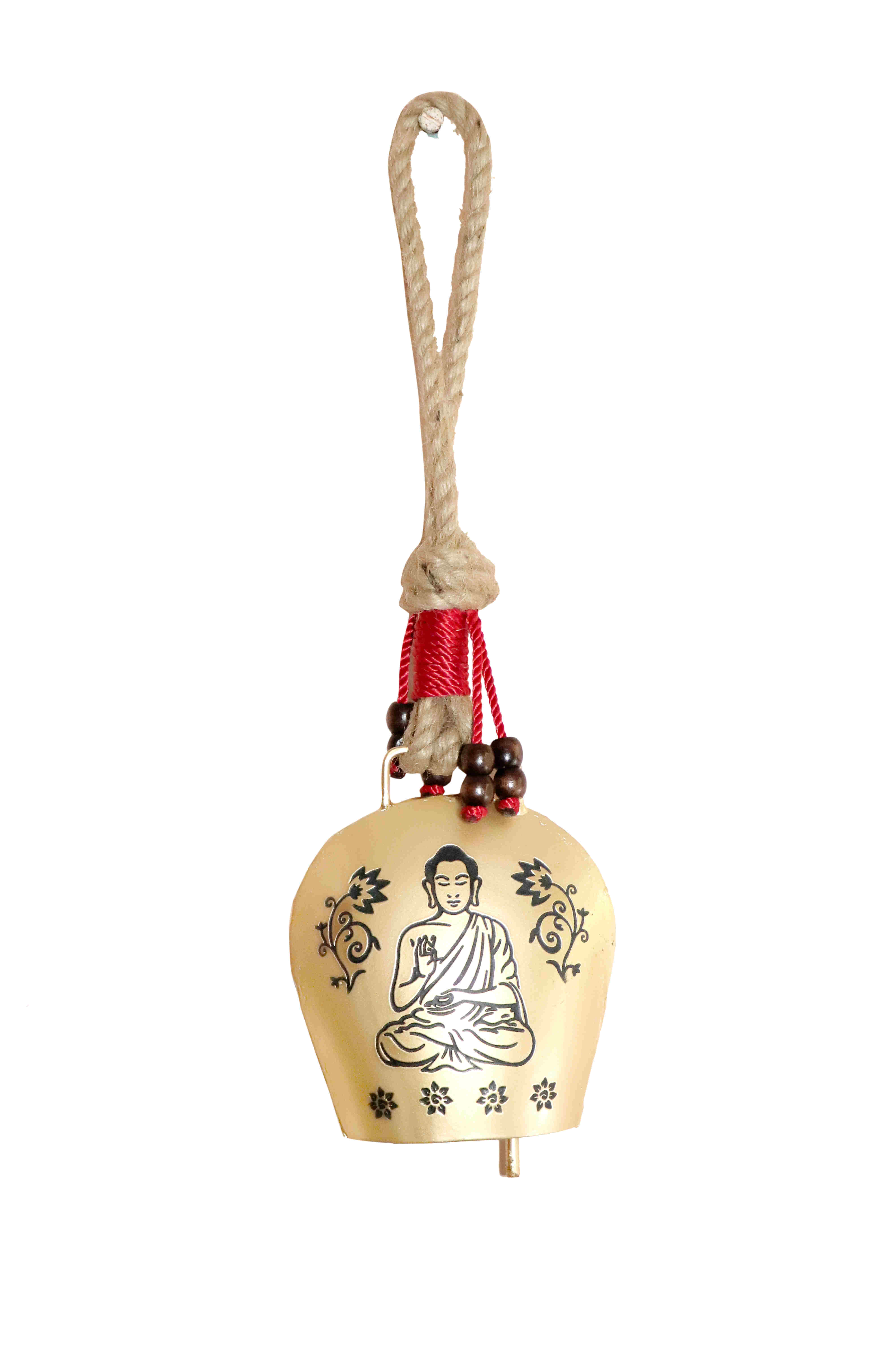 Buddha Hanging Bell with Rope
