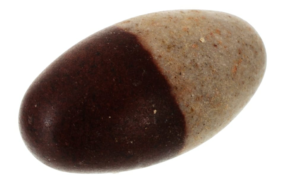 Stone Lord Narmadeshwar Shivling Idol For Worship. (7 x 5 x 2 cm,Brown.