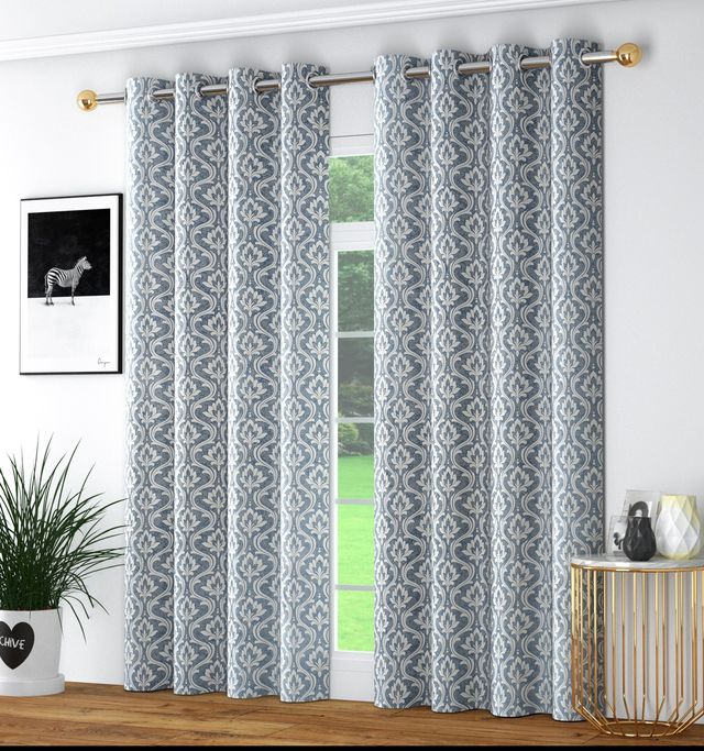 La Elite Room Darkening Polyester Window Curtains