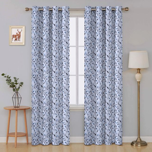 La Elite Room Darkening Polyester Window Curtains