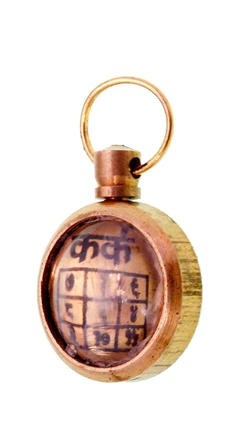 Kark (Karkataka) Rashi / Cancer Zodiac Sign Pendant For Unisex(1x1.5x1 Cm)BRASS.