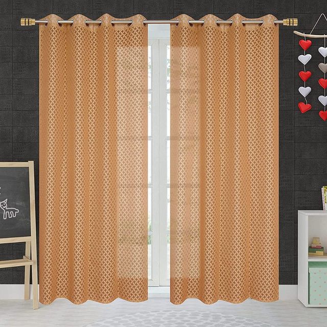 La Elite Room Darkening Polyester Window Curtains