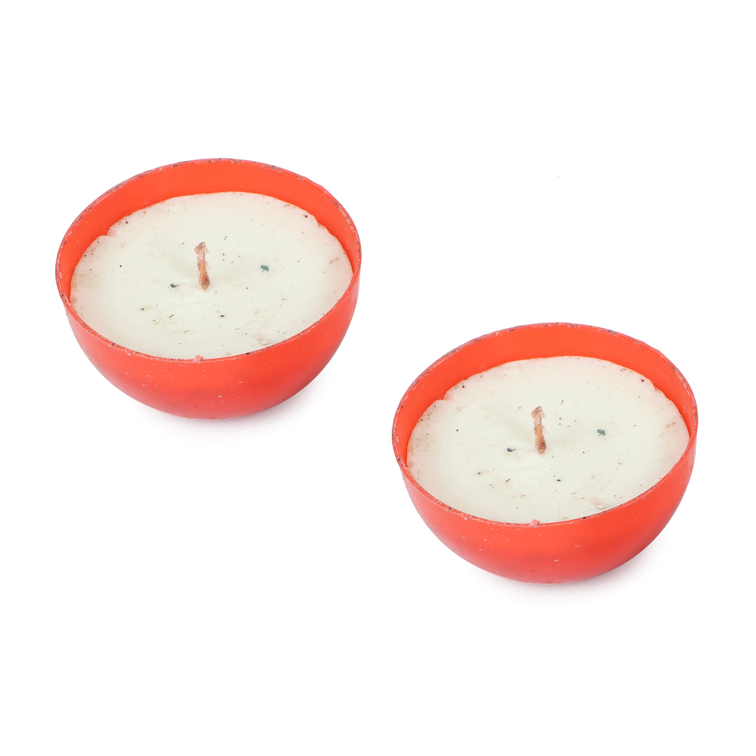 Red Diya Candle Pack of 2Pc Burning Time 15-20 Hour