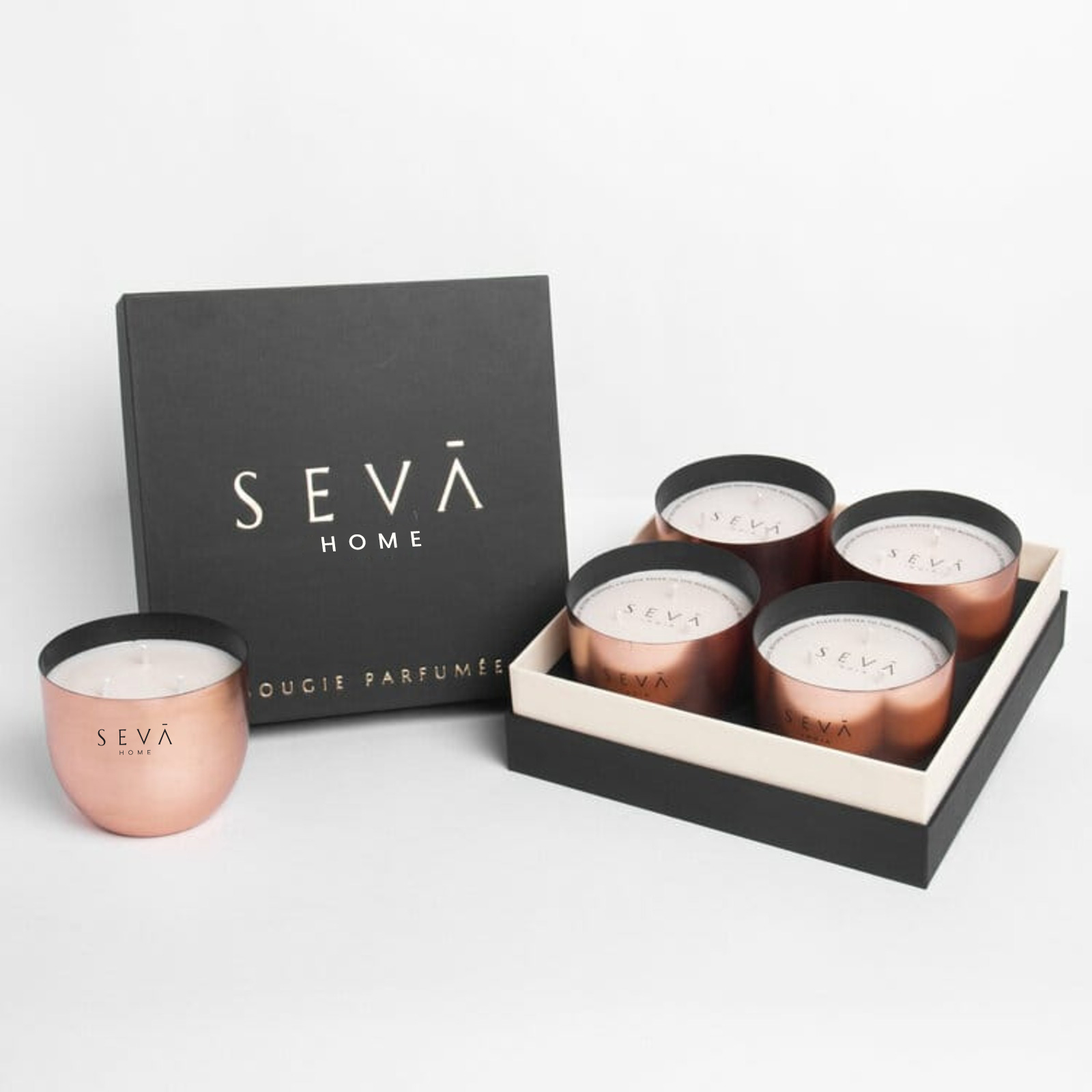 Heirloom Candle – Set of 4 – Berries (Rose Gold Edition)