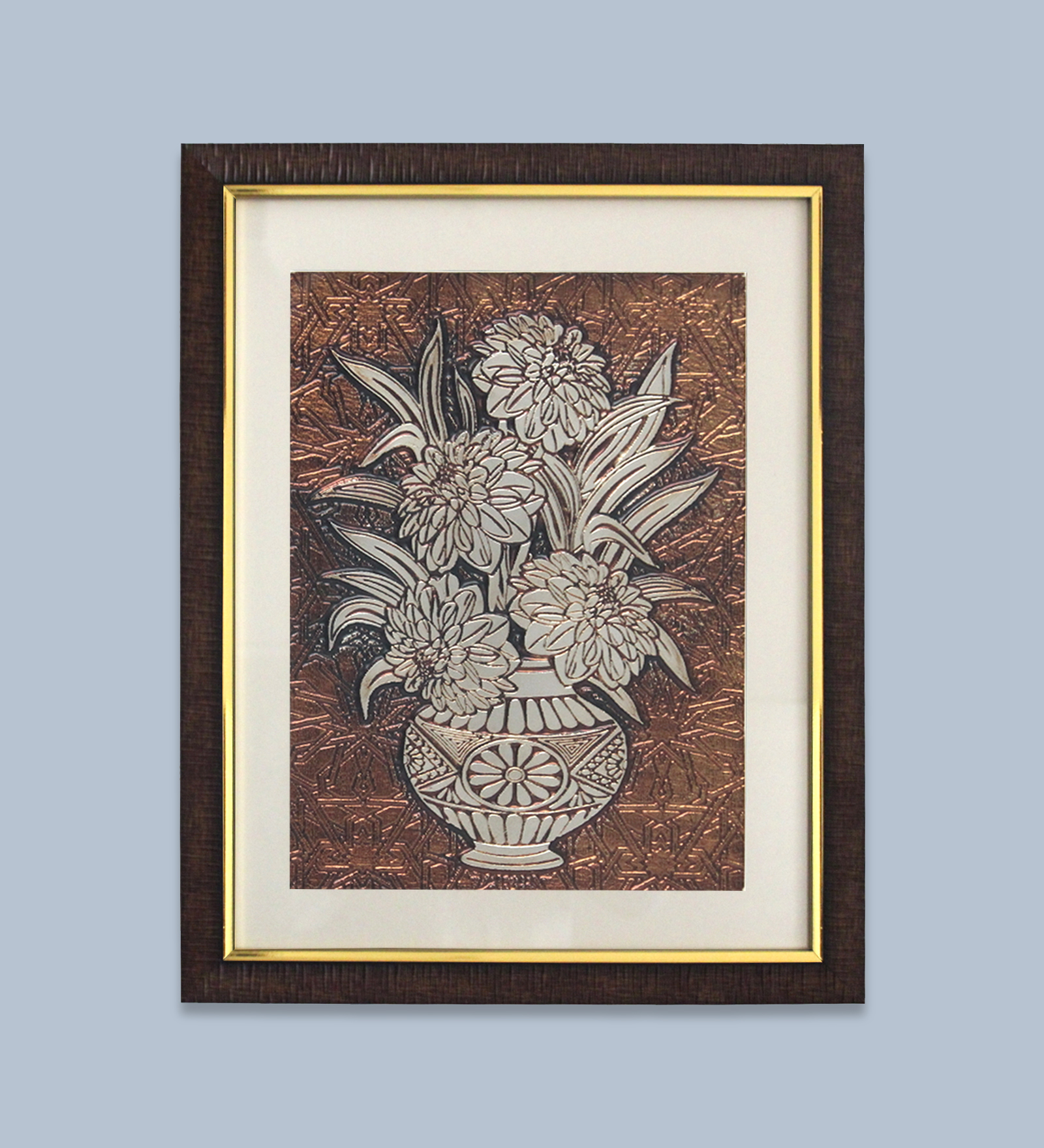 Egyptian Flower Wall Painting
