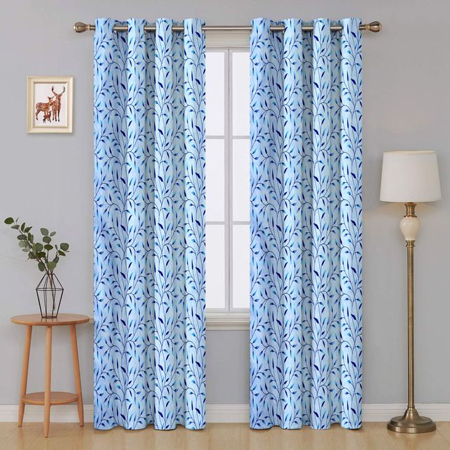 La Elite Room Darkening Polyester Window Curtains