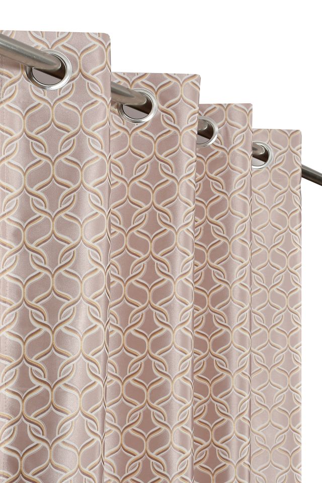 La Elite Room Darkening Polyester Window Curtains