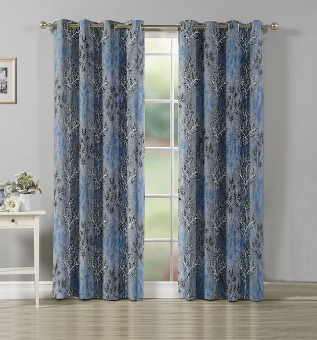 La Elite Room Darkening Polyester Window Curtains