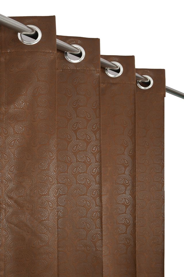 La Elite Room Darkening Polyester Window Curtains