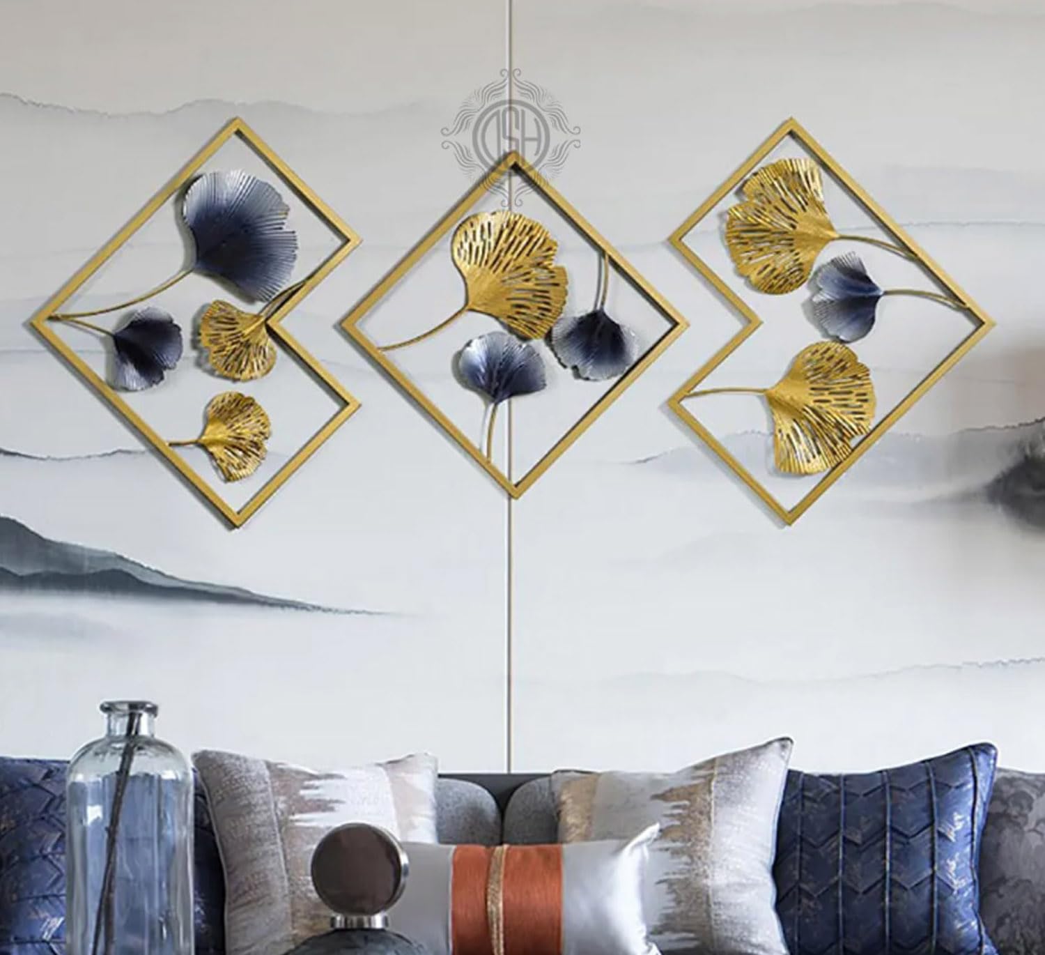 Metal Wall Art Wall Sculptures Hanging Perfect For Home Decorations Living