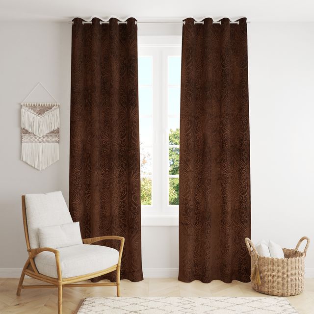 La Elite Room Darkening Polyester Window Curtains