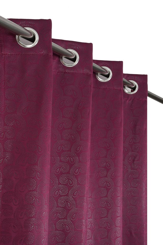 La Elite Room Darkening Polyester Window Curtains
