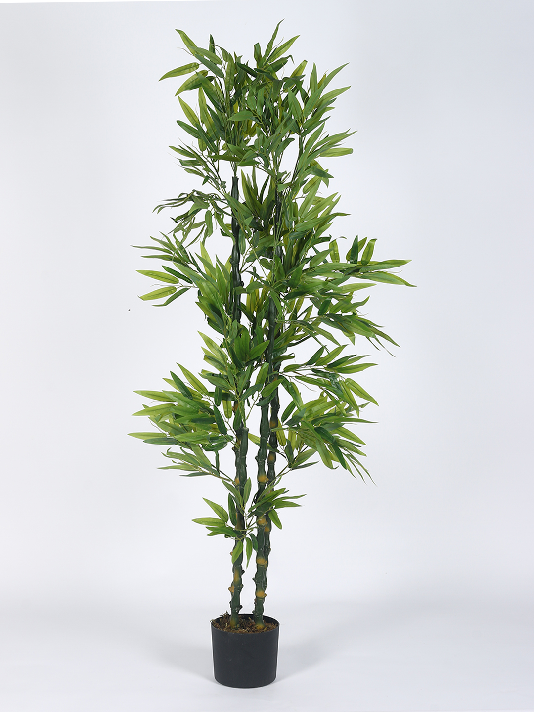 Artificial Plant 59inch Artificial Real Touch Bamboo Plant With Black Pot |Home Decor,Office Decor Perfect decor Gift,Set of 1