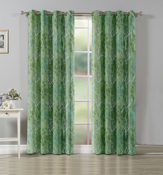 La Elite Room Darkening Polyester Window Curtains