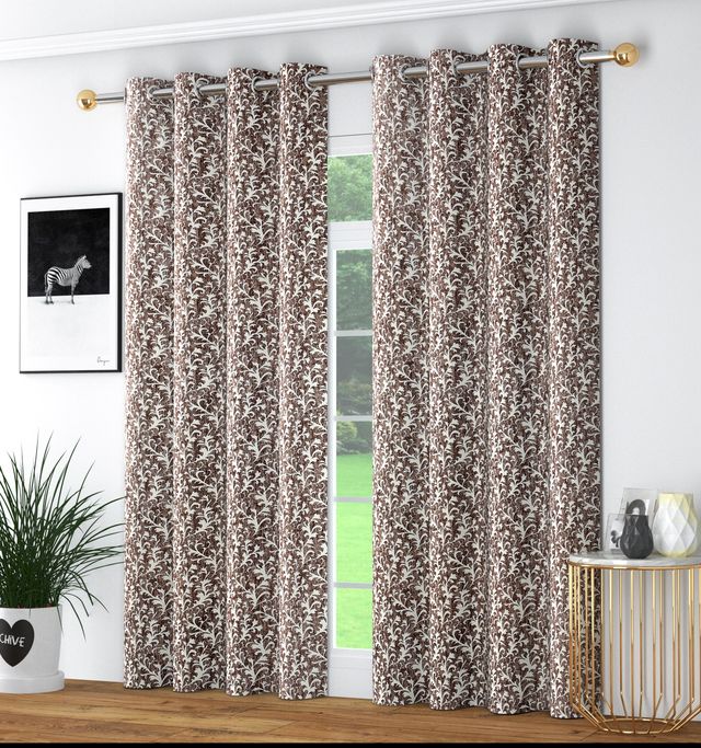 La Elite Room Darkening Polyester Window Curtains