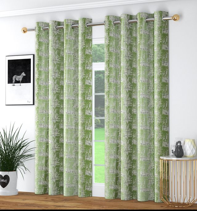 La Elite Room Darkening Polyester Window Curtains