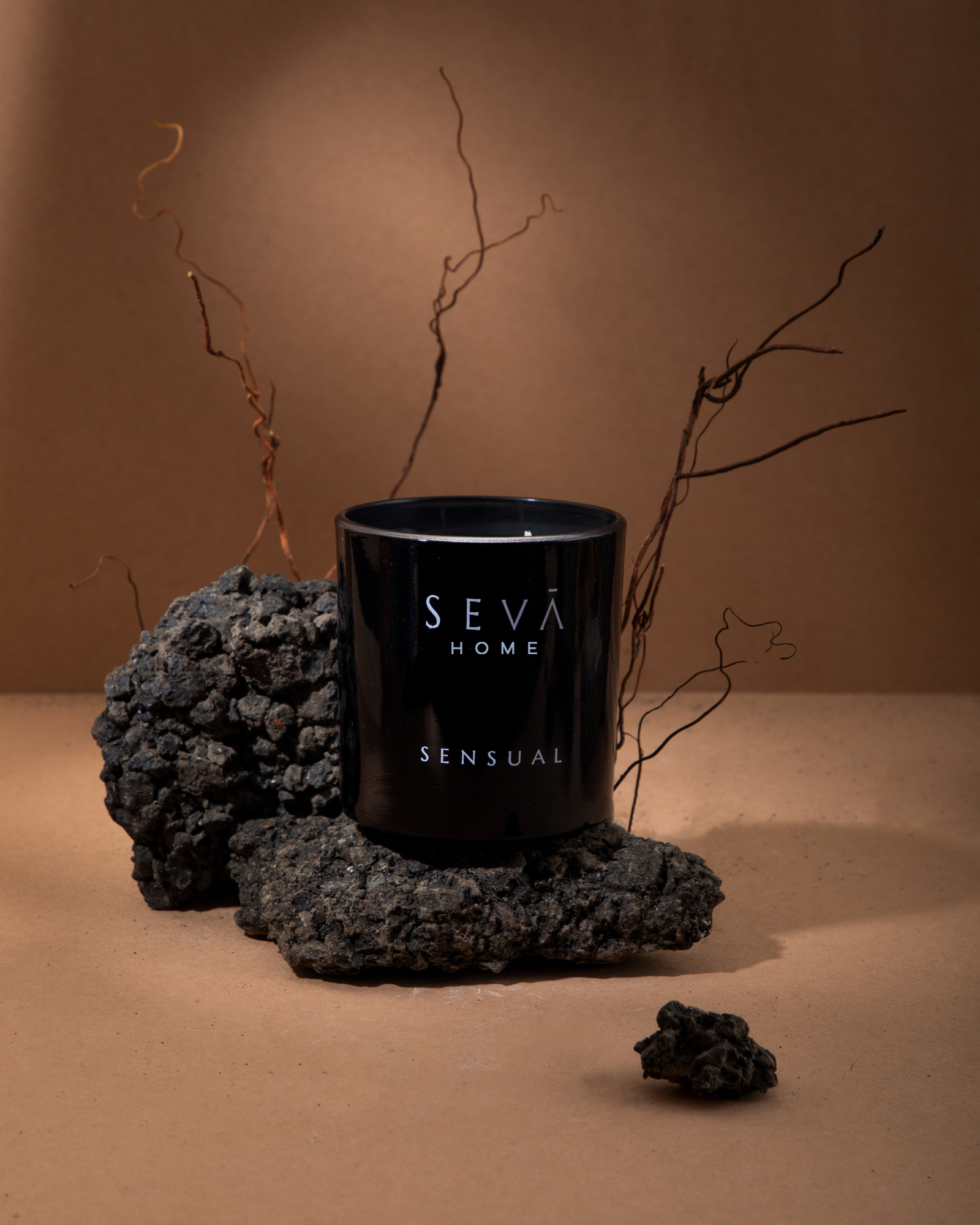 The Vibes – Sensual (Classic) | 30-Hour Black Glass Candle for Intimate & Restorative Ambiance