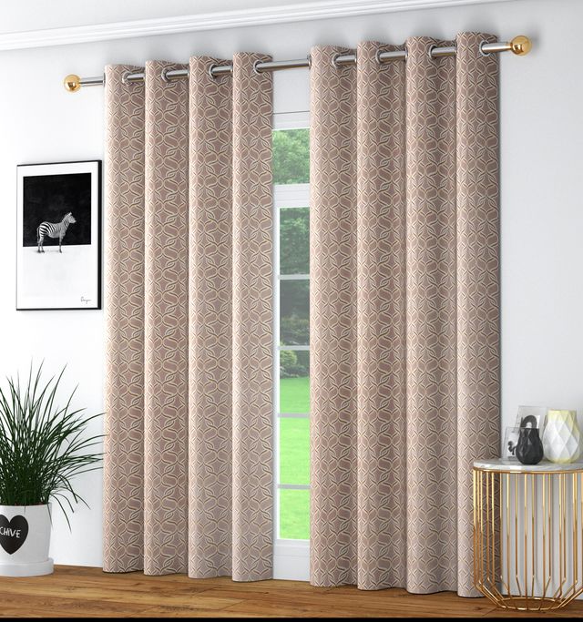 La Elite Room Darkening Polyester Window Curtains
