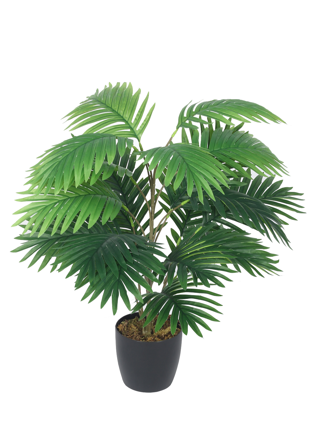 Artificial Plant 29inch Artificial Areca Plants With Black Pot|Home Decor,Office Decor Perfect Housewarming Gift,Set of 1
