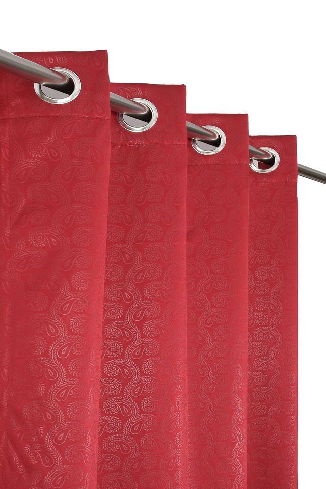 La Elite Room Darkening Polyester Window Curtains