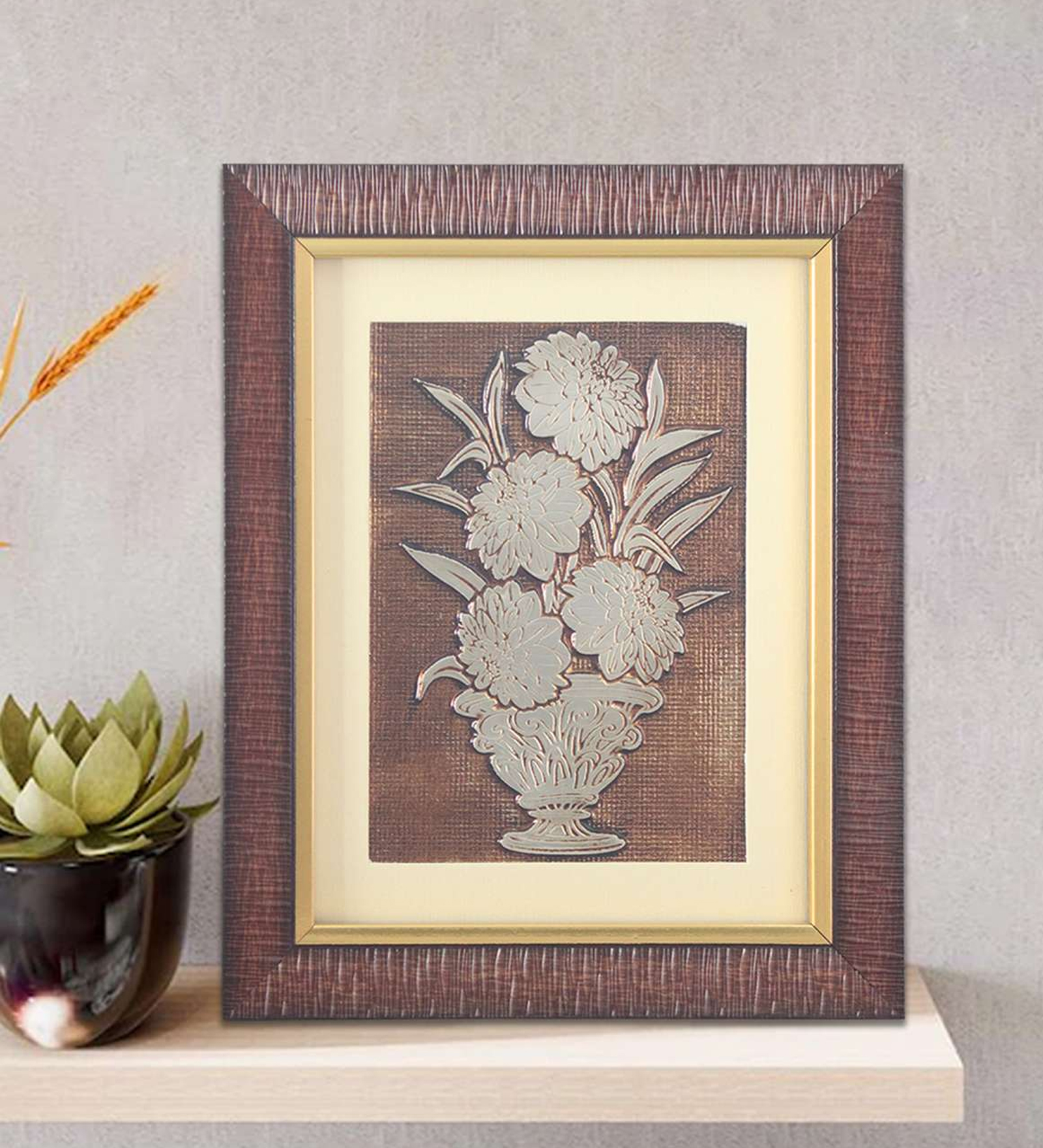 Bouquet Foil Painting candytuft Egyptian Flower