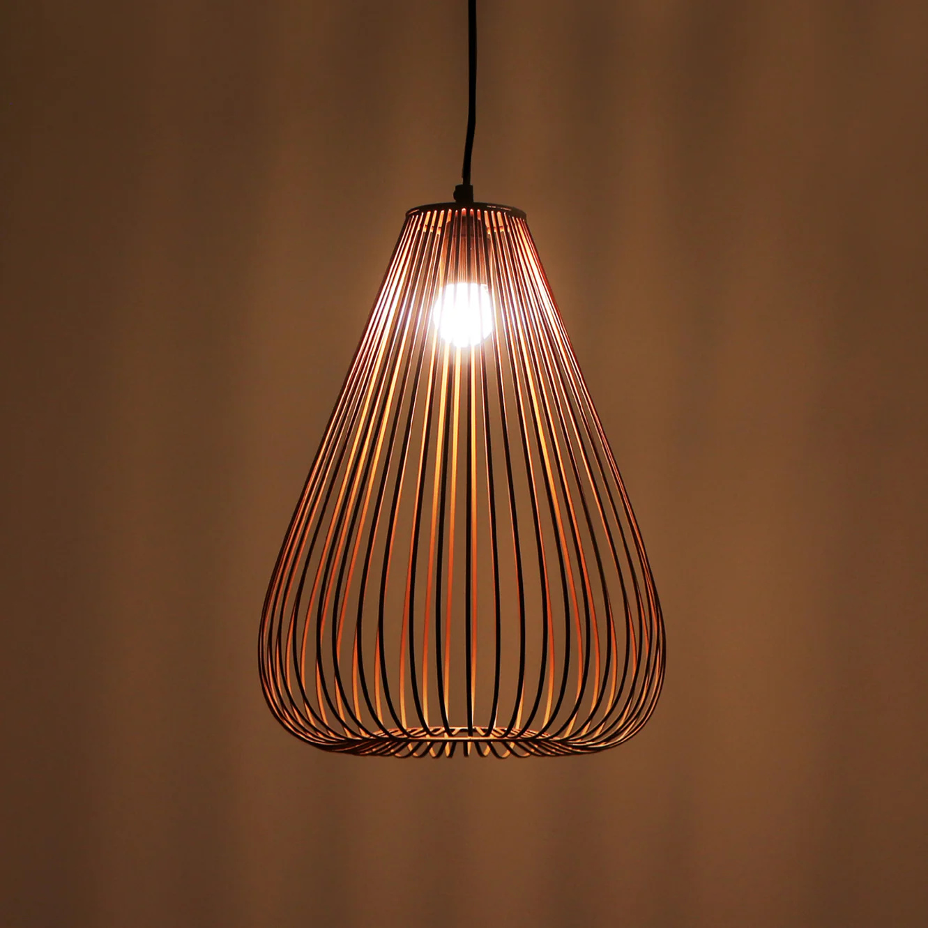 Zura Eye Drop Hanging Elegant Iron Base & Eclectic Design