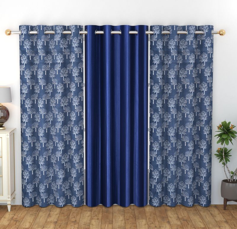 La Elite Room Darkening Polyester Window Curtains