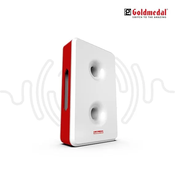 Goldmedal Woofer Ring Door Bell | Calling Bell for Home | Door Bell for Office,School | Wall Mounted Ding Dong Bell | Stereophonic Sound |-White (Pack of 1)