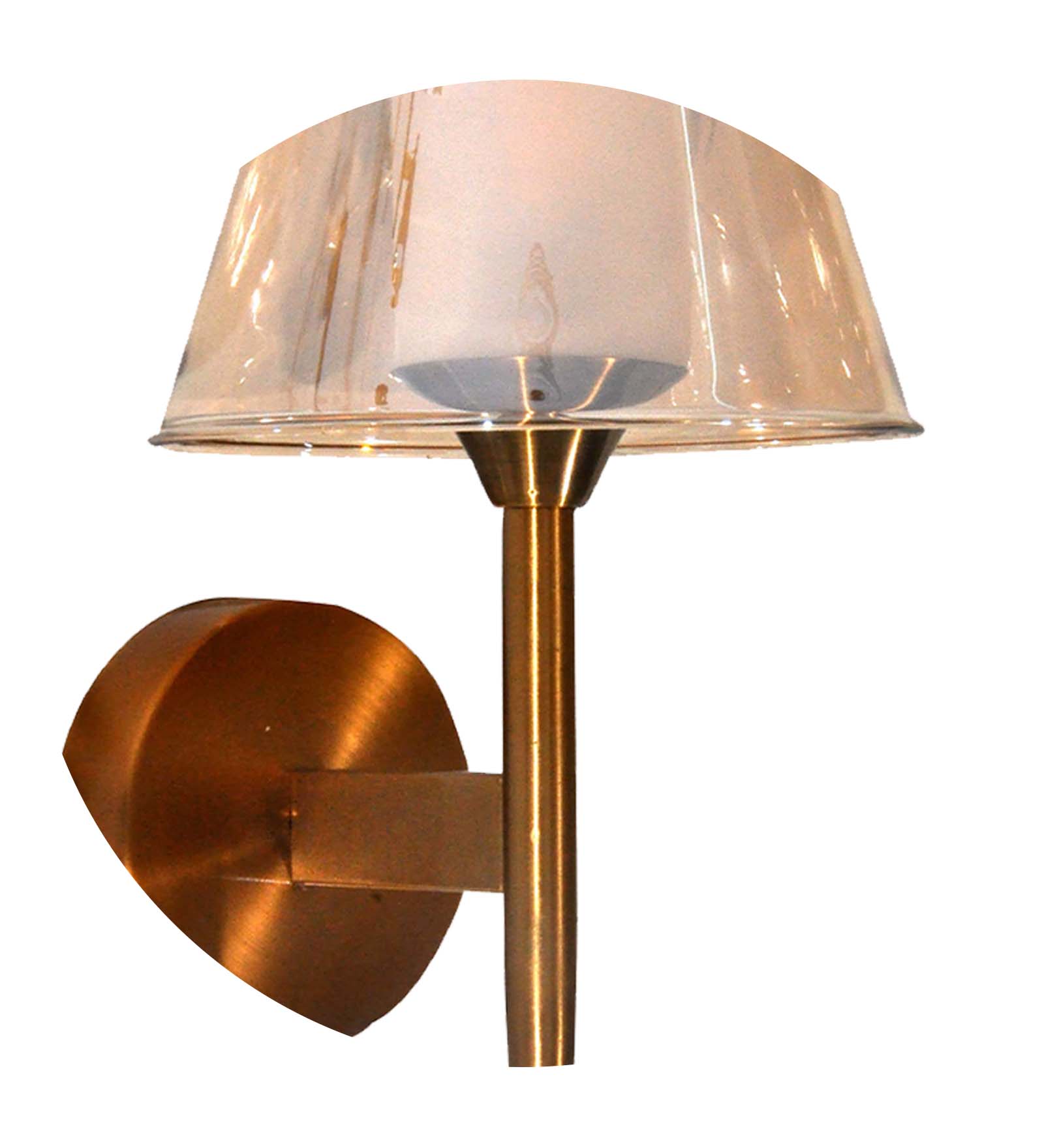 Torchiere Mashaal Wall Sconce, with Pure Glass Shade