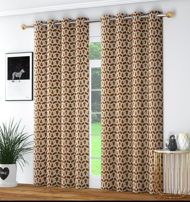 La Elite Room Darkening Polyester Window Curtains