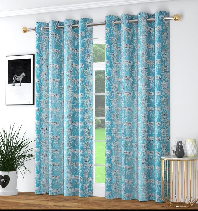 La Elite Room Darkening Polyester Window Curtains
