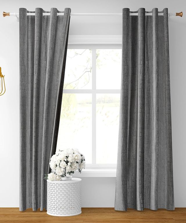 La Elite Room Darkening Polyester Window Curtains